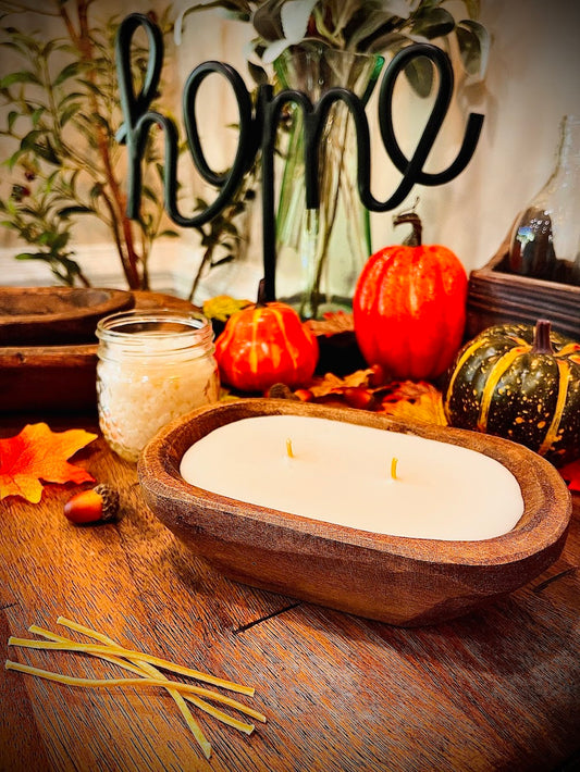 Hand-Poured Dough Bowl Candle