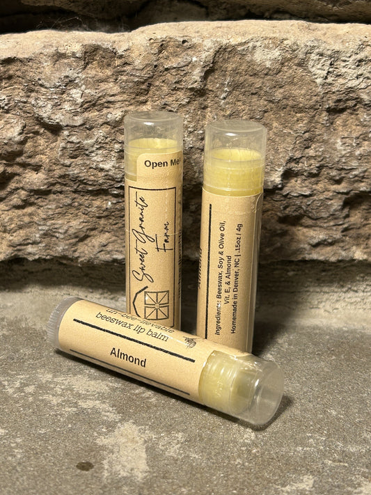 Almond | Un-bee-lievable Beeswax Lip Balm