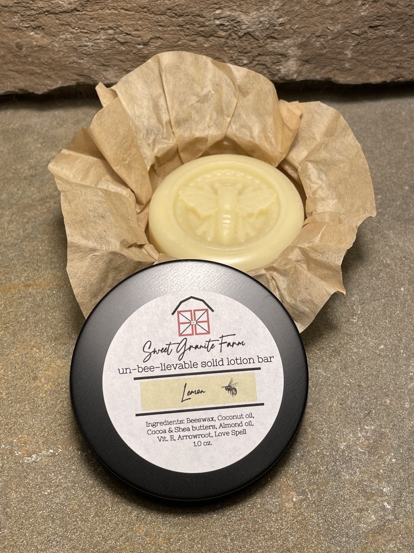 Lemon | Un-bee-lievable Solid Lotion Bar